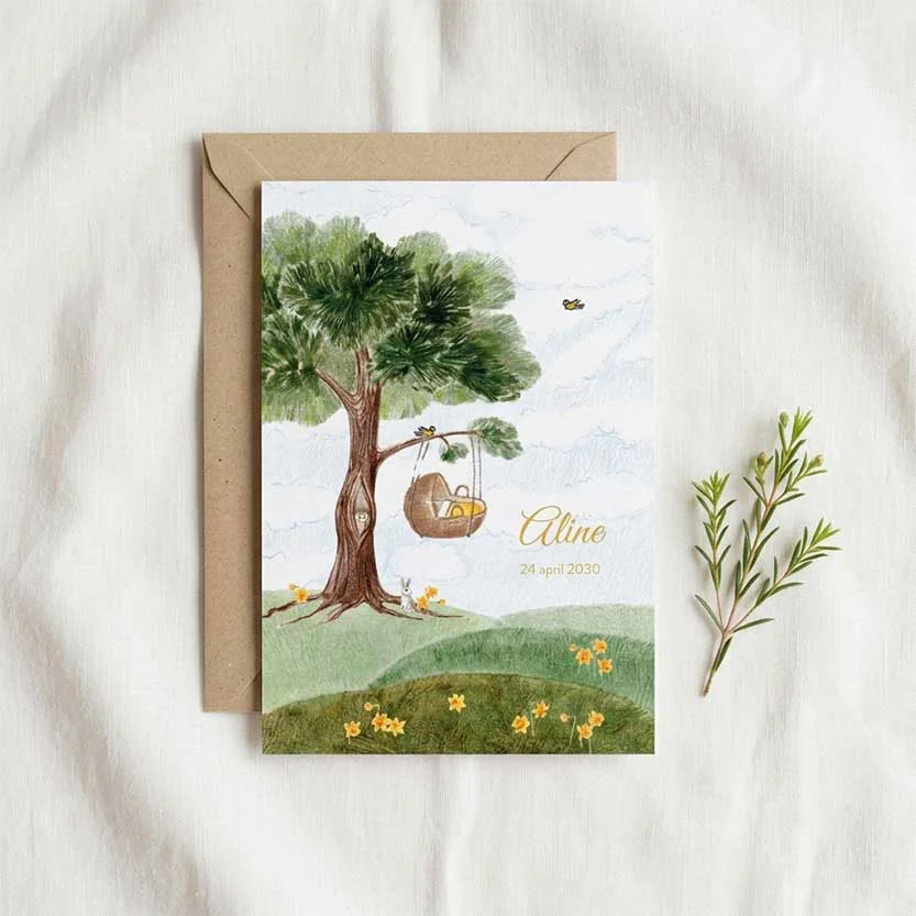 Geboortekaartjes van Studio Dijs x Leintjes