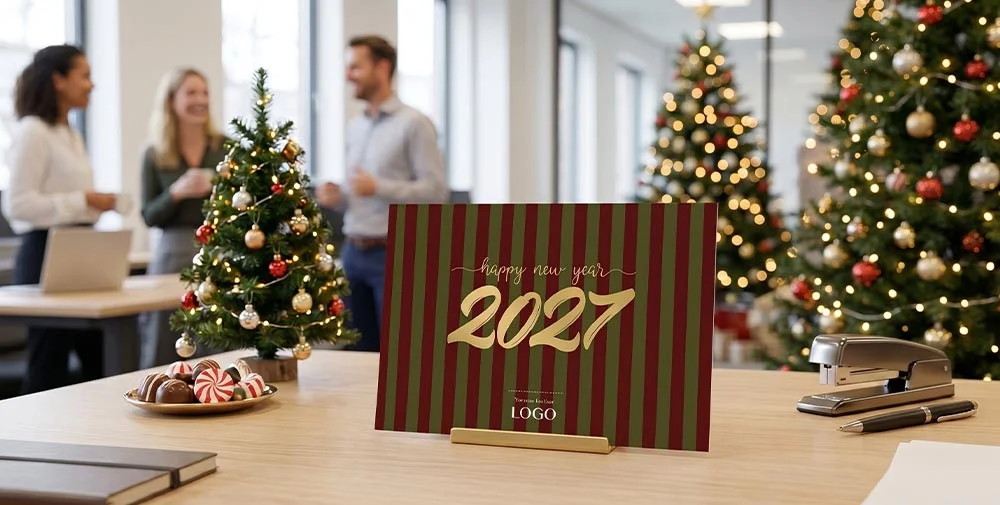 Zakelijke kerstkaarten met logo ontwerpen en bestellen bij Studio Dijs