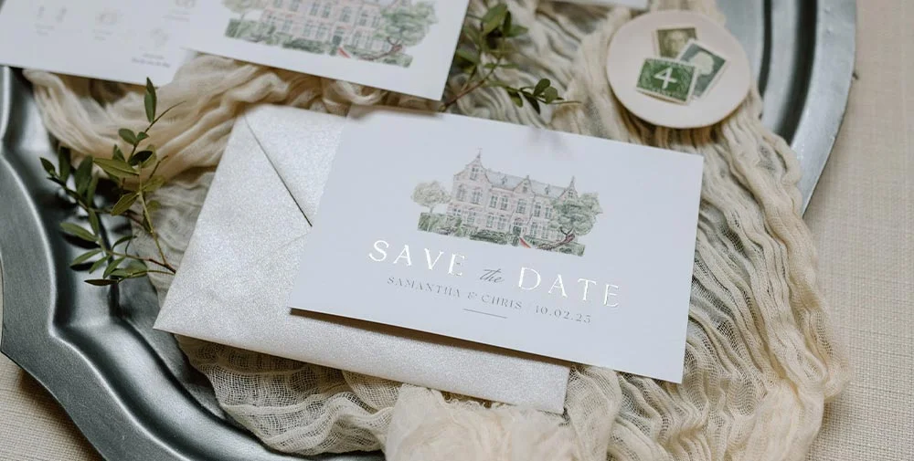 Save the Date kaarten Studio Dijs x Leintjes