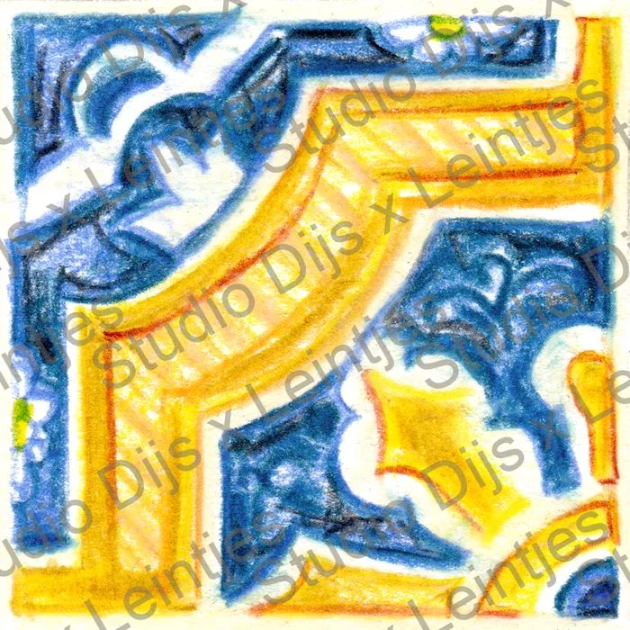 Trouwlocatie Portugal Tegeltje, illustratie Studio Dijs x Leintjes