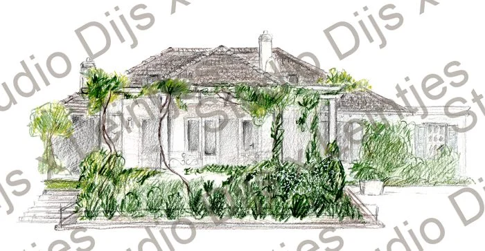 Trouwlocatie Kaapstad, illustratie Studio Dijs x Leintjes