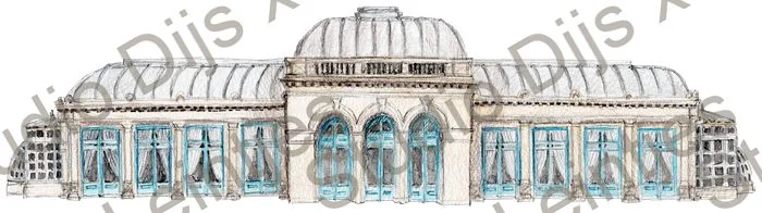 Trouwlocatie ELSWOUT, illustratie Studio Dijs x Leintjes